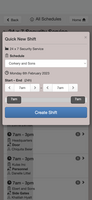 ShiftApp mobile screenshot