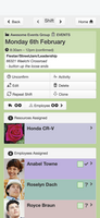 ShiftApp mobile screenshot