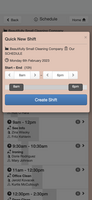 ShiftApp mobile screenshot