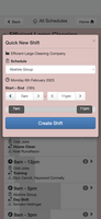 ShiftApp mobile screenshot