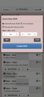 ShiftApp mobile screenshot