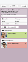 ShiftApp mobile screenshot