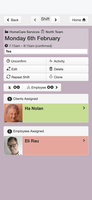 ShiftApp mobile screenshot