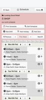 ShiftApp mobile screenshot