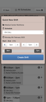 ShiftApp mobile screenshot