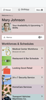ShiftApp mobile screenshot