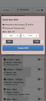 ShiftApp mobile screenshot