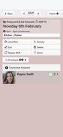 ShiftApp mobile screenshot