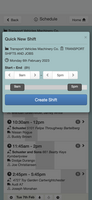ShiftApp mobile screenshot