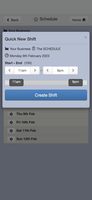 ShiftApp mobile screenshot