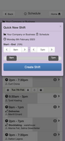 ShiftApp mobile screenshot