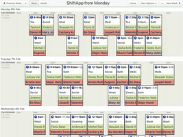 ShiftApp screenshot