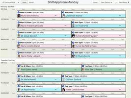ShiftApp screenshot