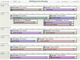 ShiftApp screenshot
