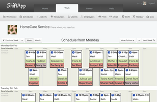 ShiftApp screenshot