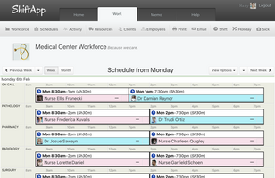 ShiftApp screenshot
