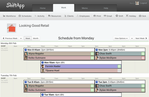 ShiftApp screenshot