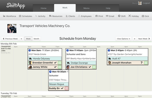ShiftApp screenshot