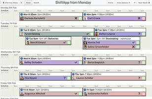 ShiftApp screenshot