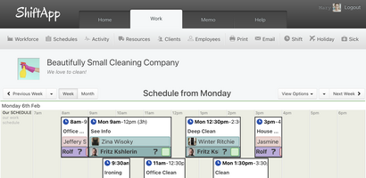 ShiftApp screenshot
