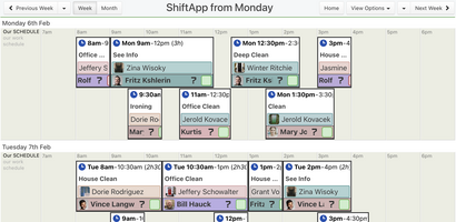ShiftApp screenshot