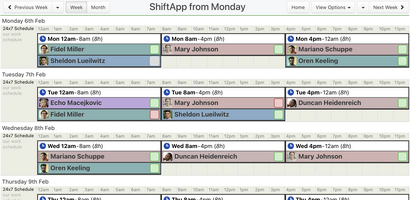 ShiftApp screenshot