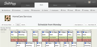 ShiftApp screenshot