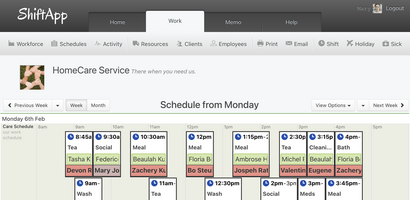ShiftApp screenshot