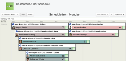 ShiftApp screenshot