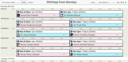 ShiftApp screenshot