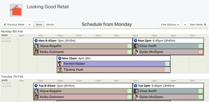 ShiftApp screenshot