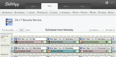 ShiftApp screenshot