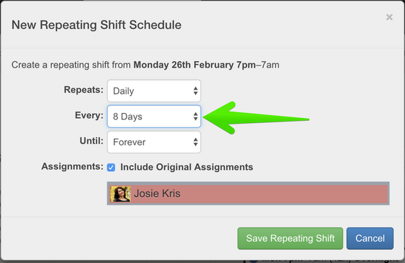 four on four off rota
